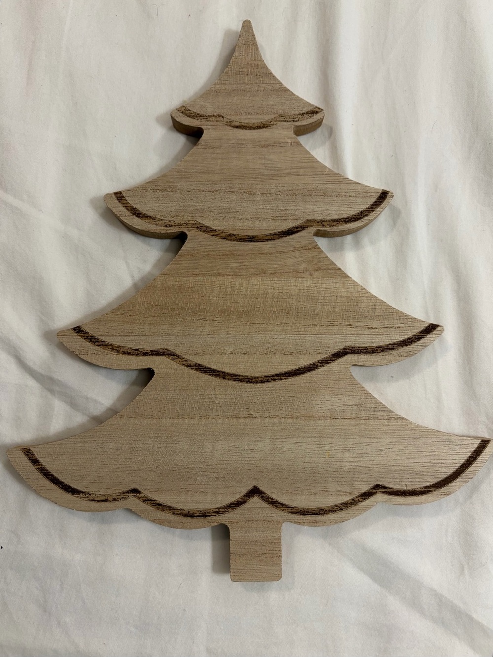 Paint Your Own Wooden Christmas Tree Wall Décor 11 Inch DIY Craft
